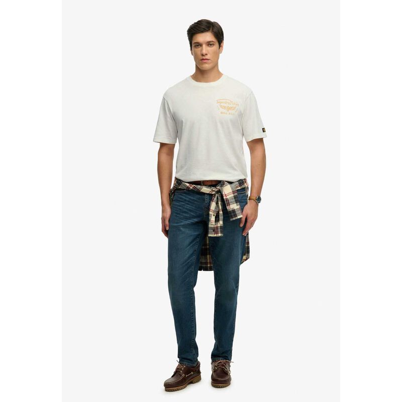 Superdry Heritage Biker Loose Tee image number 3
